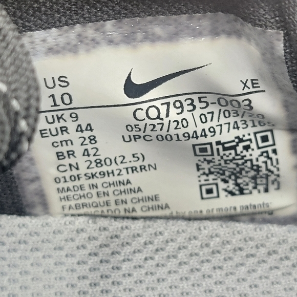 Nike Air Zoom Pegasus 37 Shield Black Pink Blast 2020 - Size 10 Sneakers Shoe - Picture 9 of 9